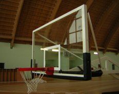 Щит баскетбольный 1800х1050 мм, силикатное стекло 10 мм. ― Империя Спорт