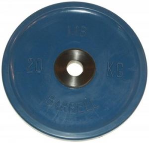 Диск Евро-Классик обрезиненный цветной 20 кг